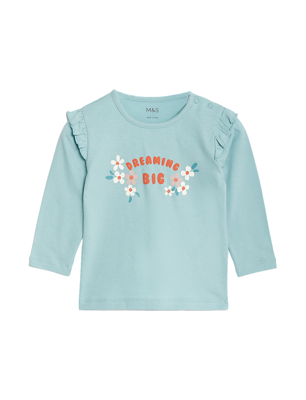 Pure Cotton Slogan Top (0-3 Yrs)