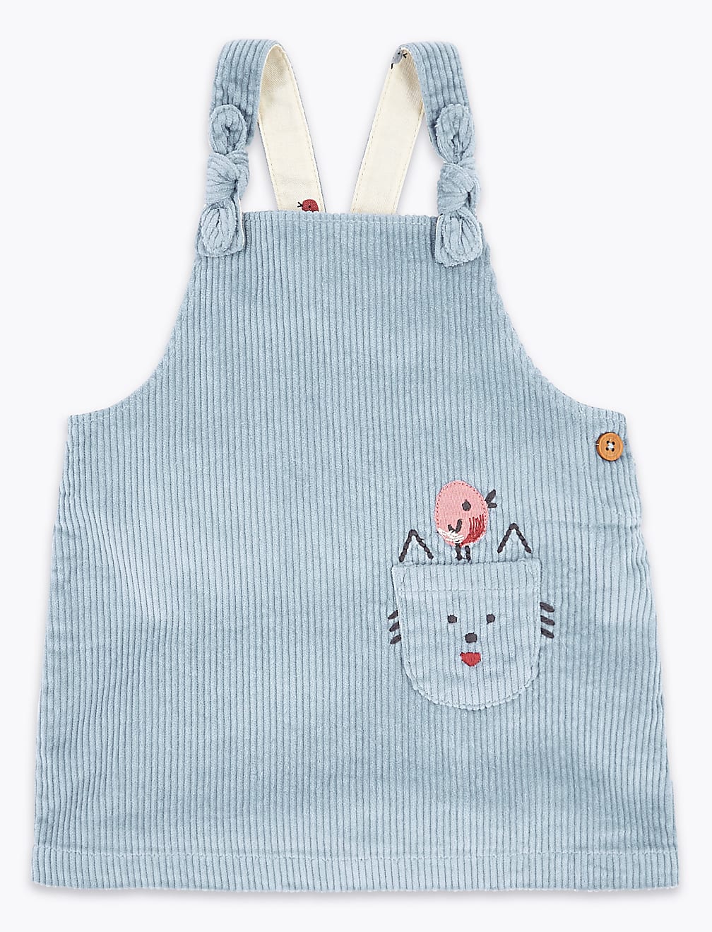 Cotton Rich Corduroy Pinafore (0-3 Yrs)