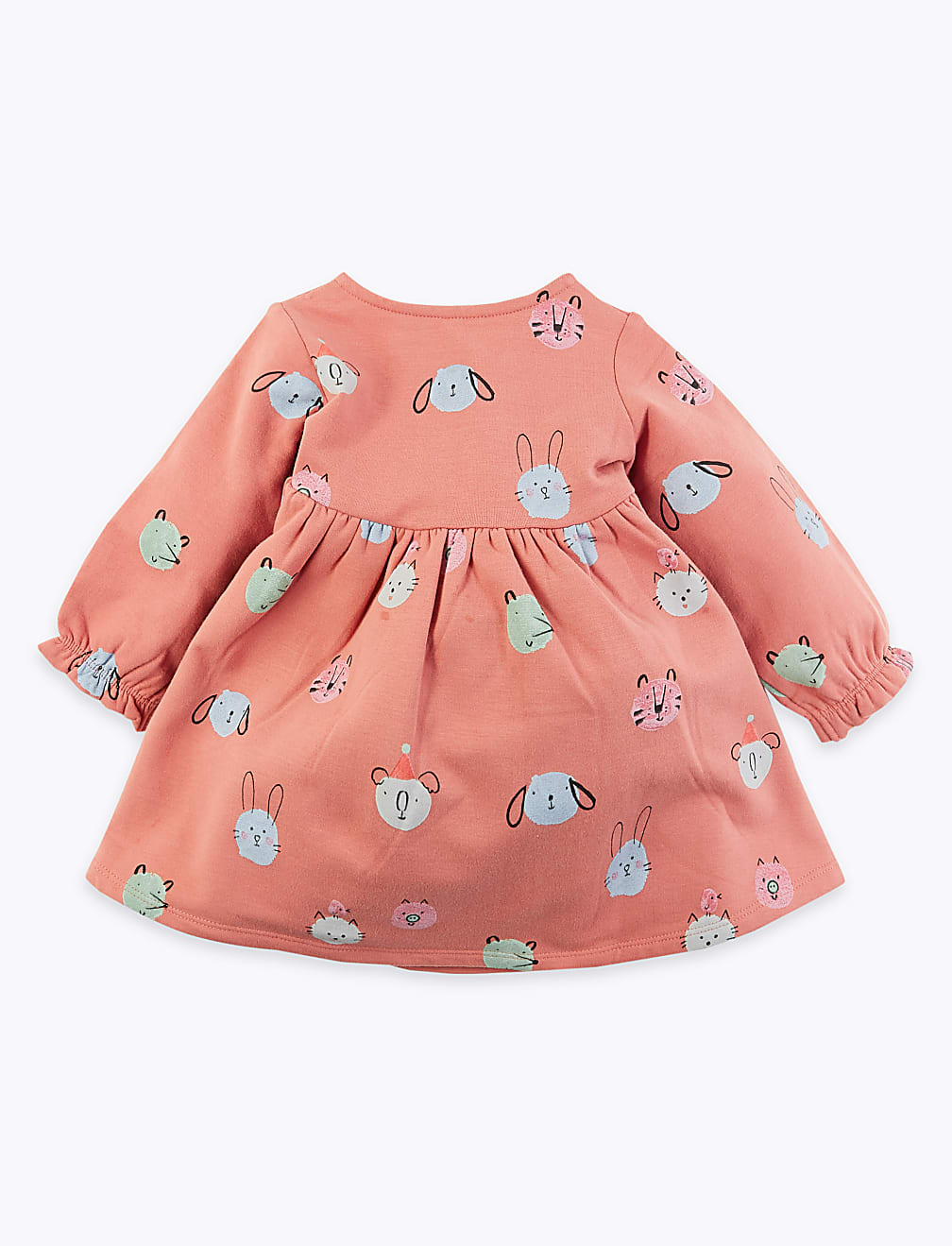 Cotton Rich Animal Print Dress (0-3 Yrs)