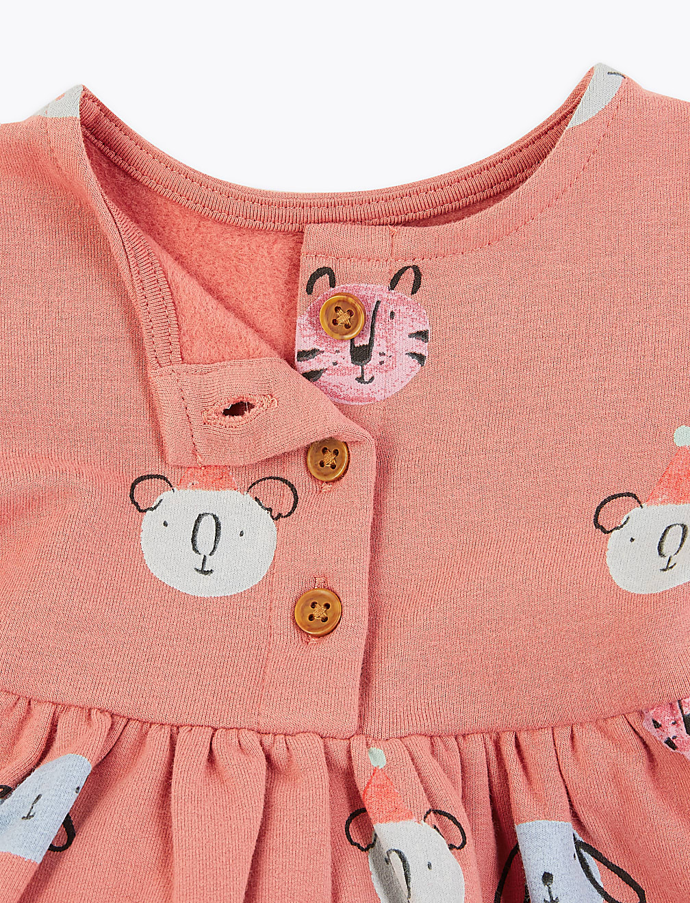 Cotton Rich Animal Print Dress (0-3 Yrs)
