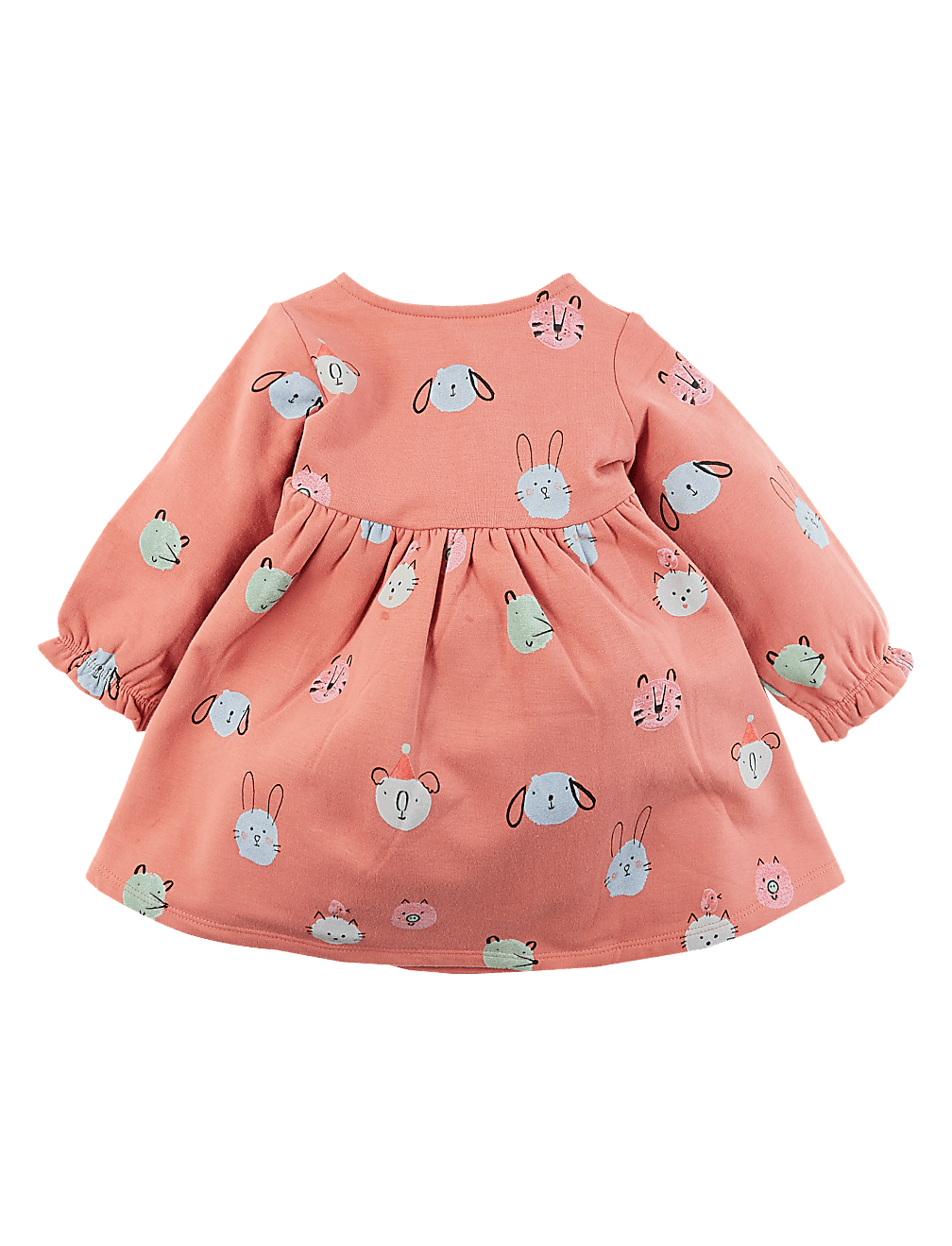 Cotton Rich Animal Print Dress (0-3 Yrs)