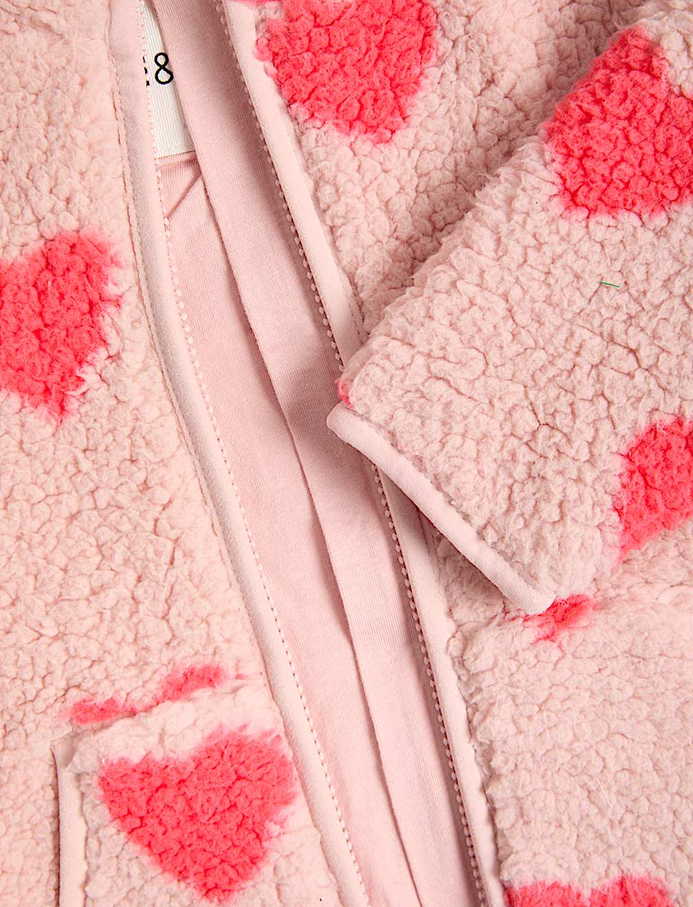 Borg Heart Jacket (0-3 Yrs)