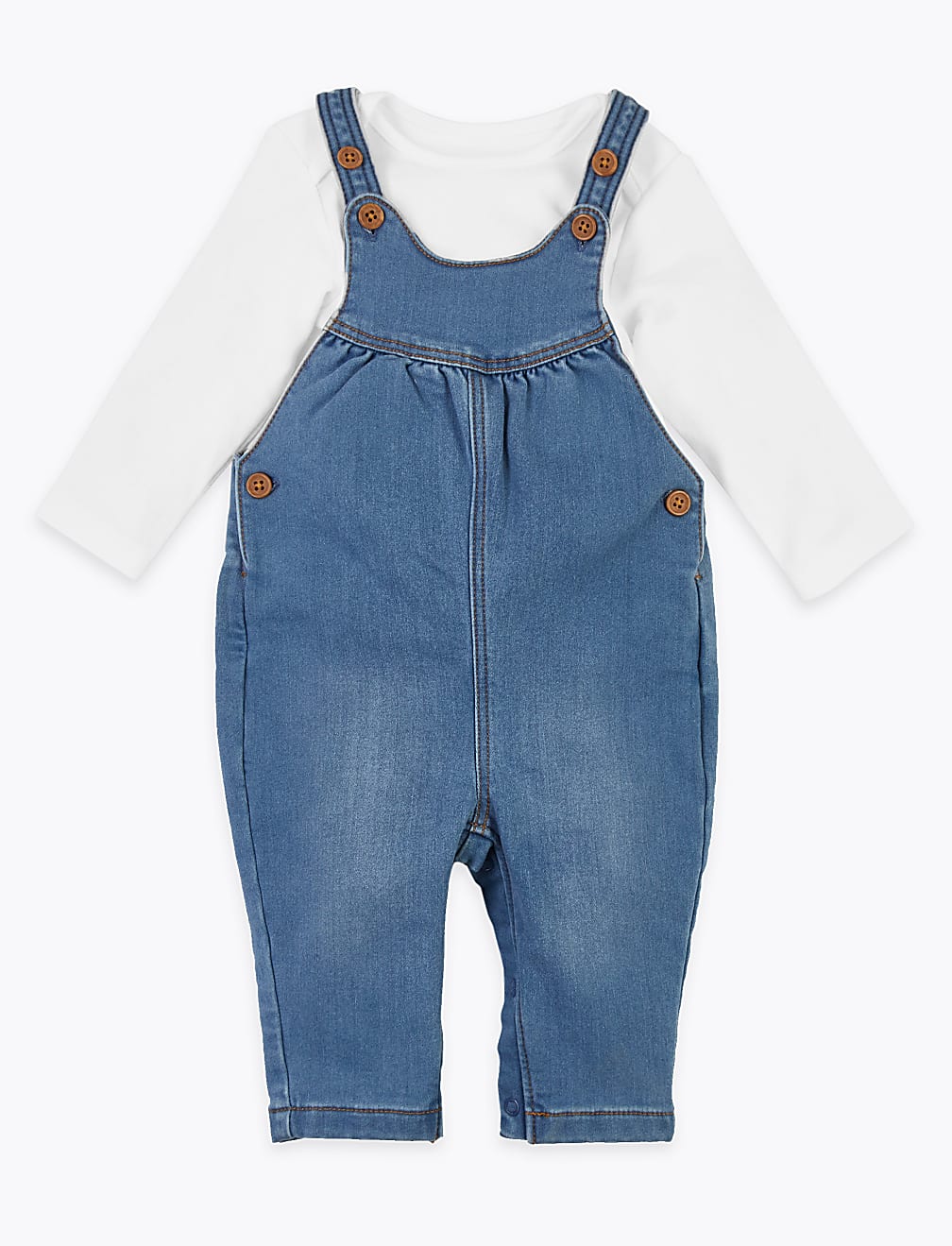 2pc Dungaree Outfit (0-3 Yrs)