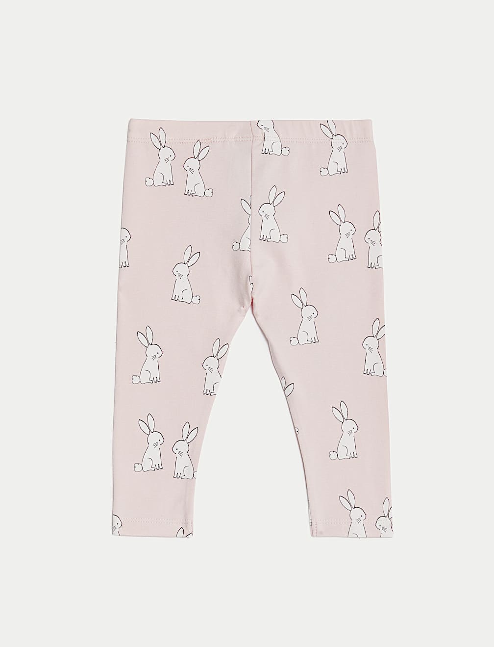 2pk Cotton Rich Bunny Leggings (0-3 Yrs)