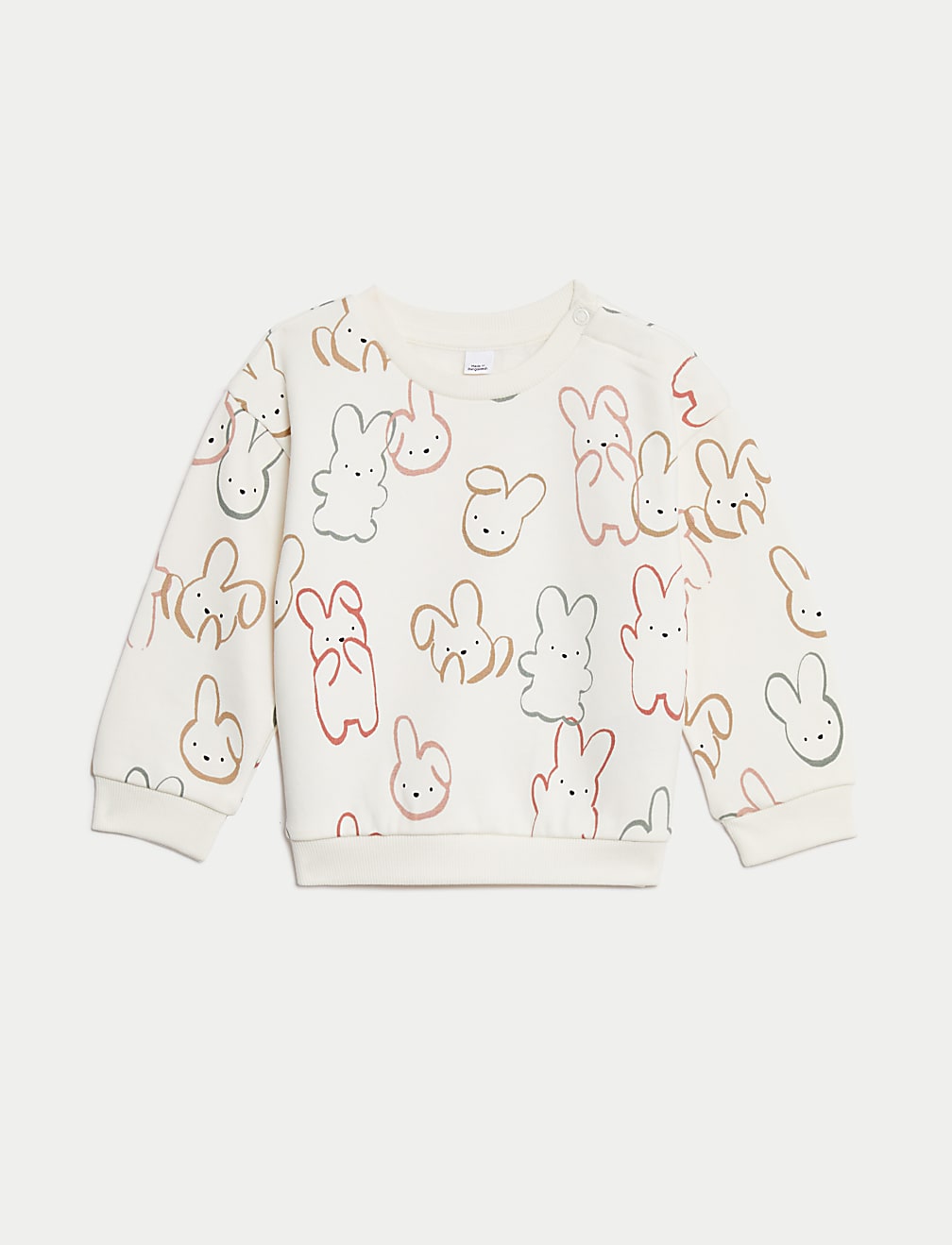 Cotton Rich Bunny Sweatshirt (0-3 Yrs)