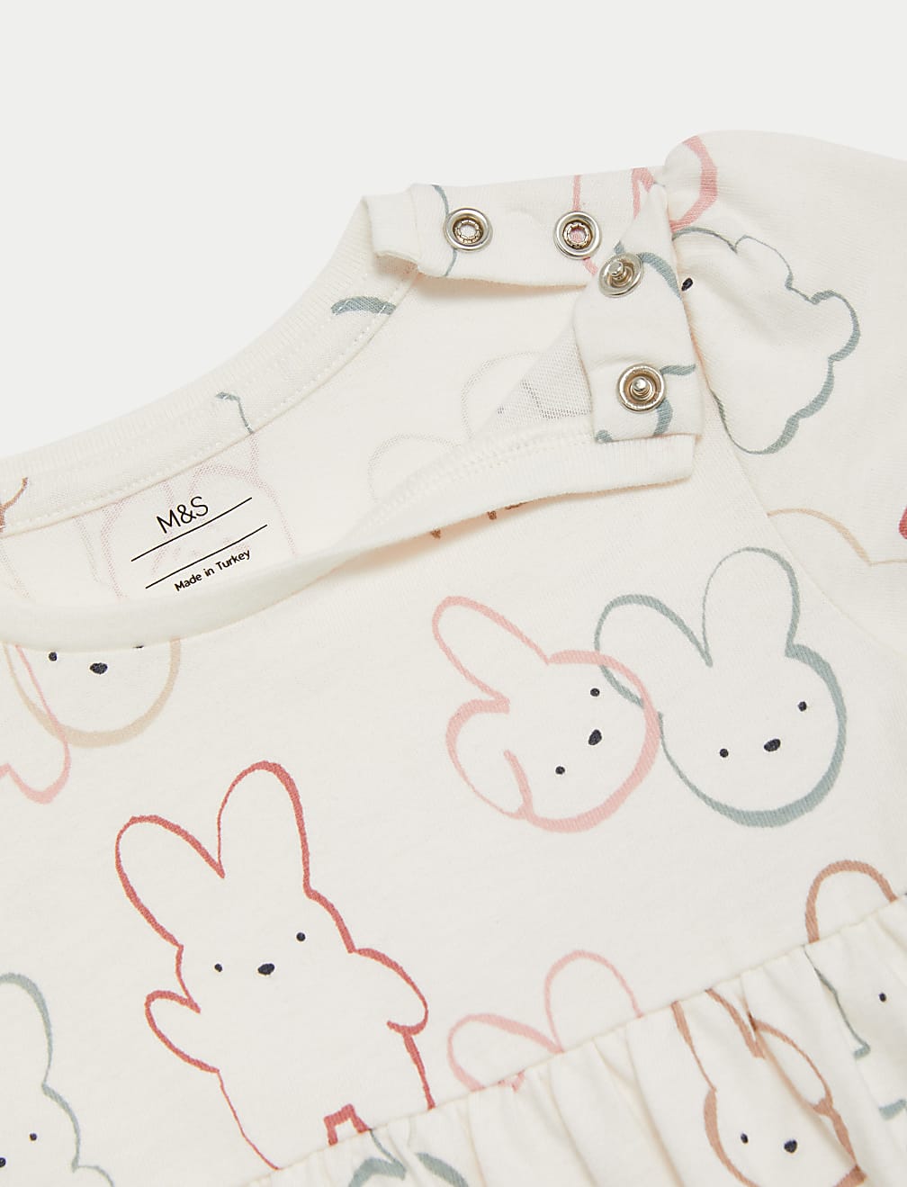 Pure Cotton Bunny Dress (0-3 Yrs)