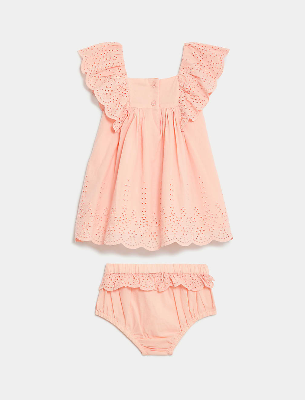 2pc Pure Cotton Dress Outfit (0-3 Yrs)