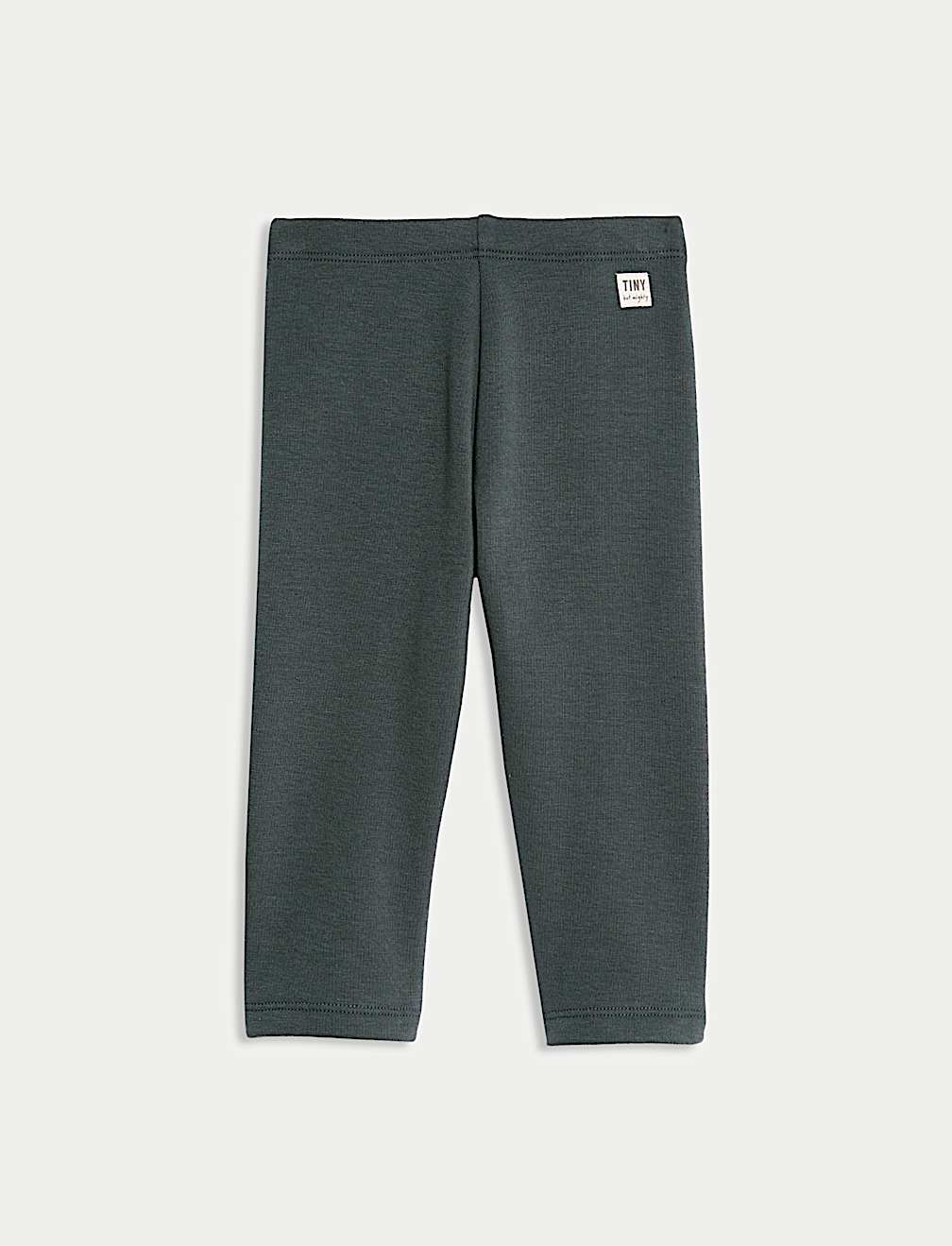 Cotton Blend Fleece Lined Leggings (0-3 Yrs)
