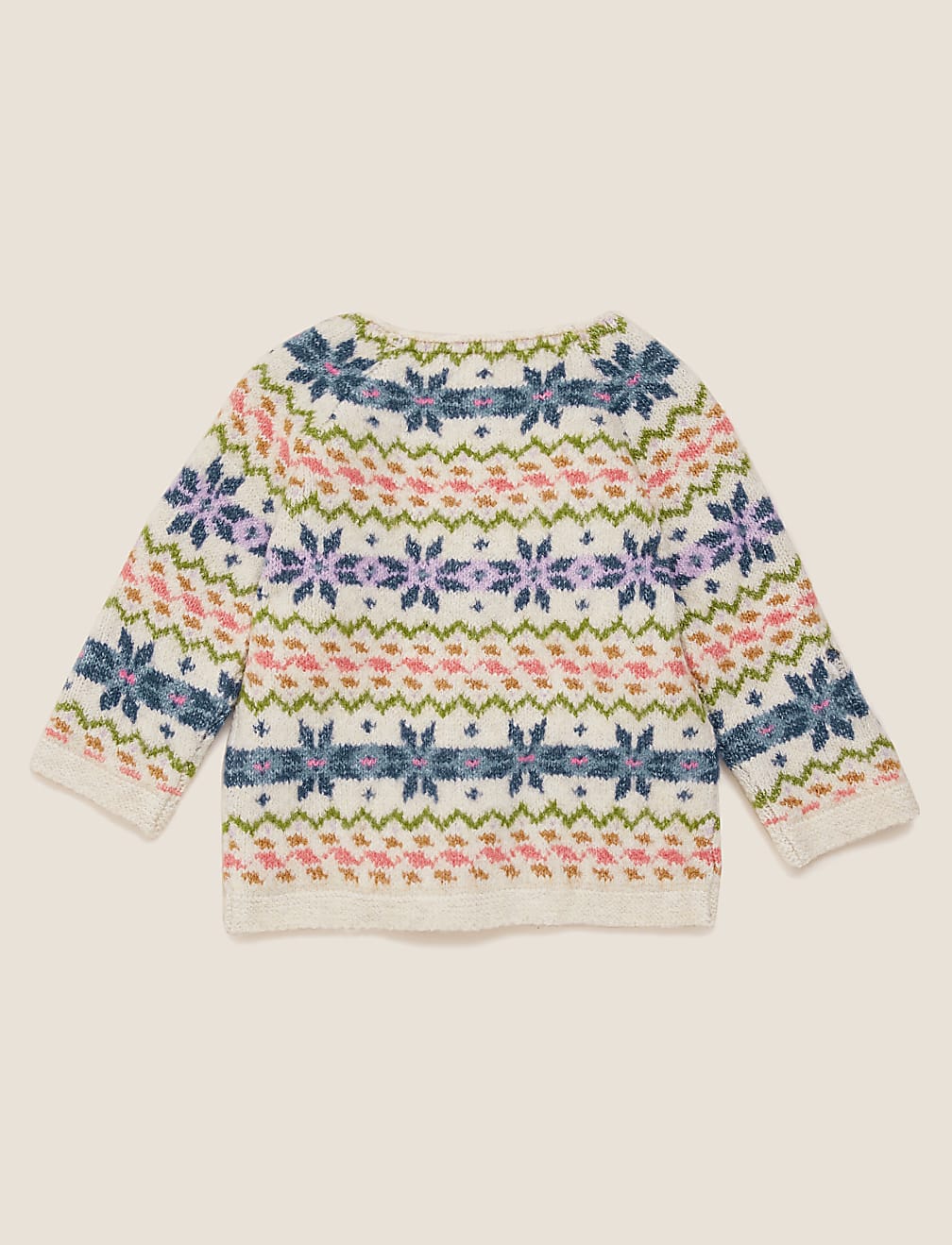 Fair Isle Button Through Cardigan (0-3 Yrs)