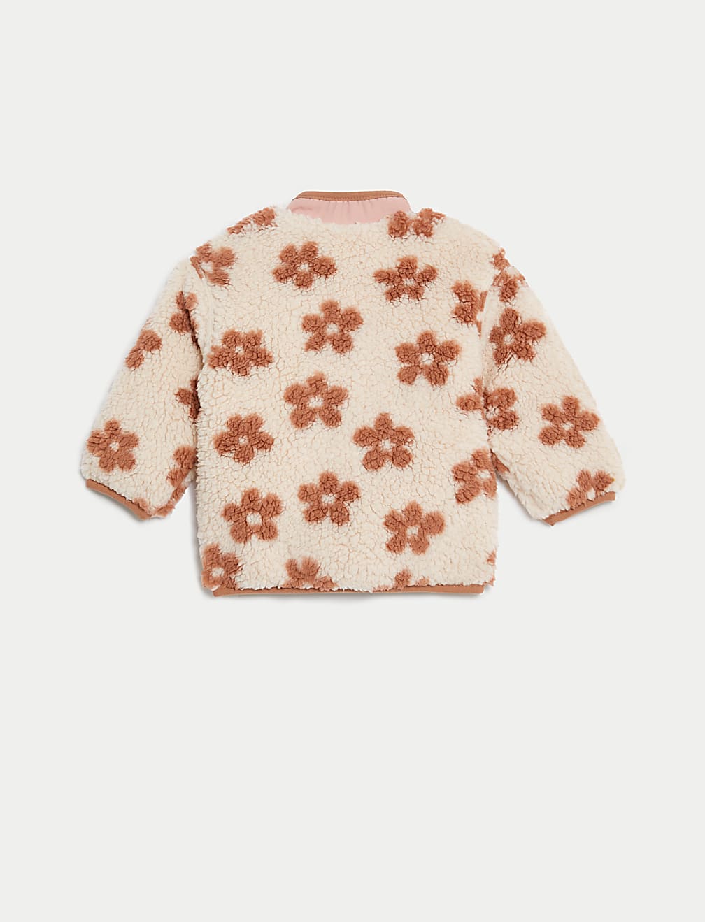 Floral Borg Jacket (0-3 Yrs)