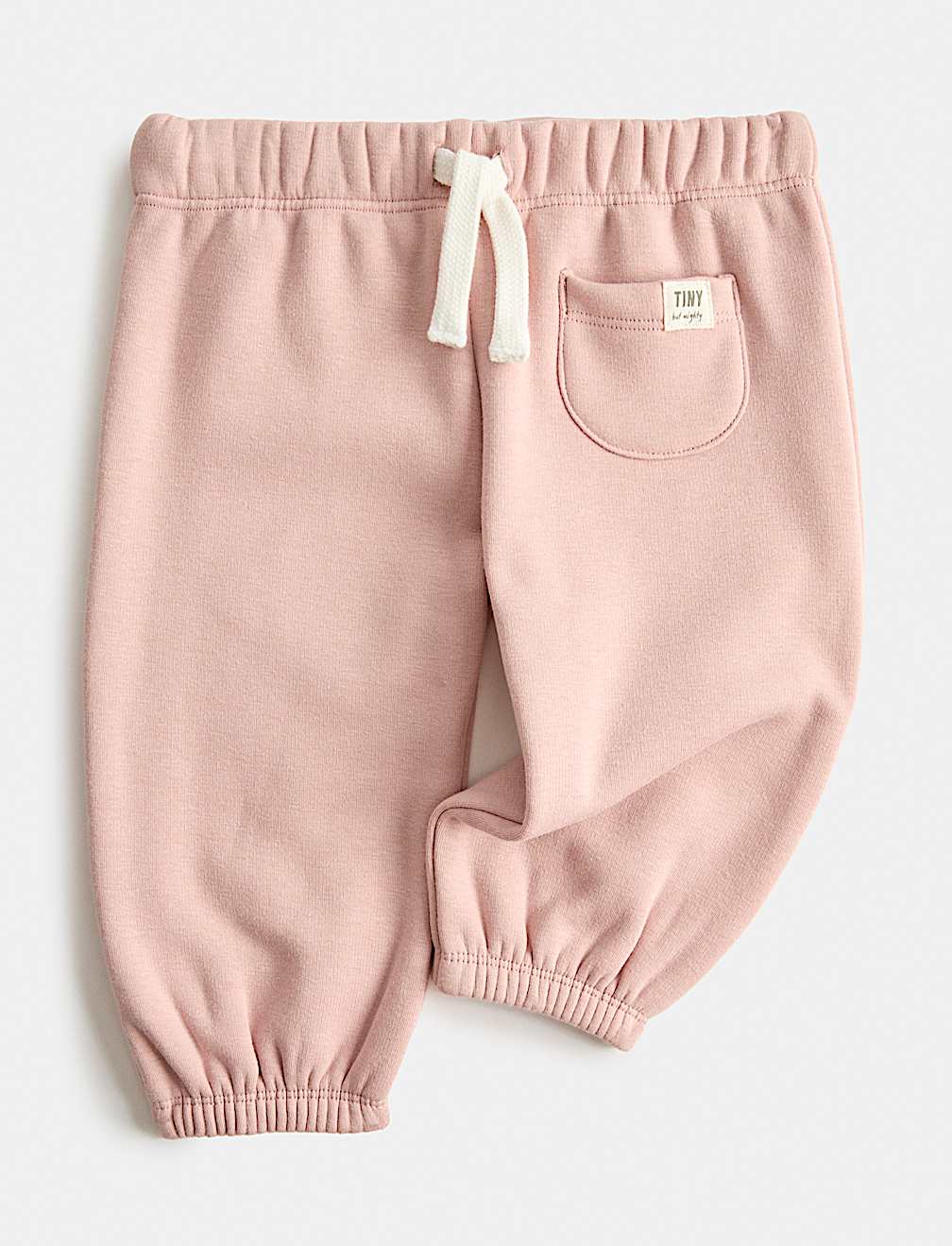 Cotton Blend Fleece Lined Joggers (0-3 Yrs)