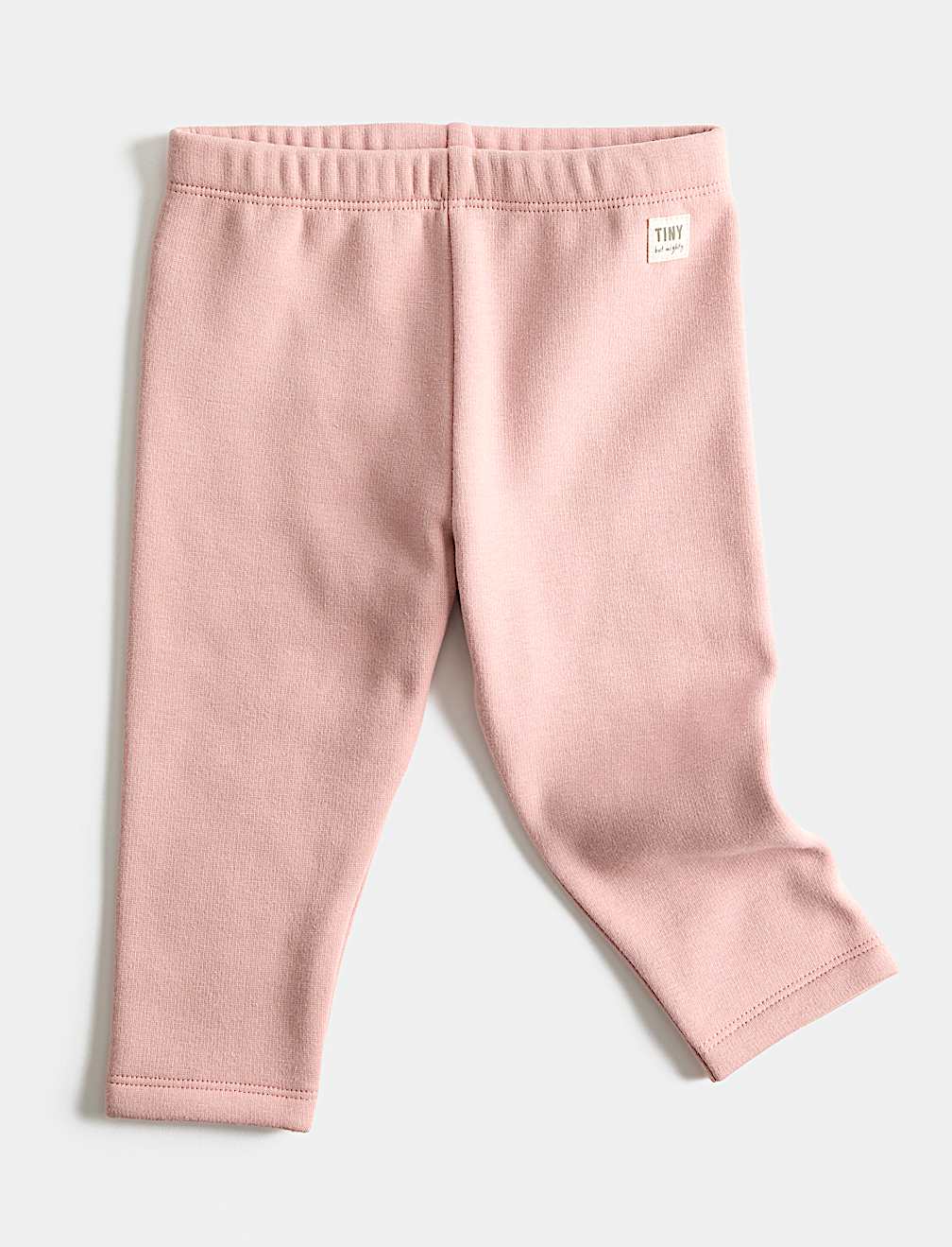 Cotton Blend Fleece Lined Leggings (0-3 Yrs)