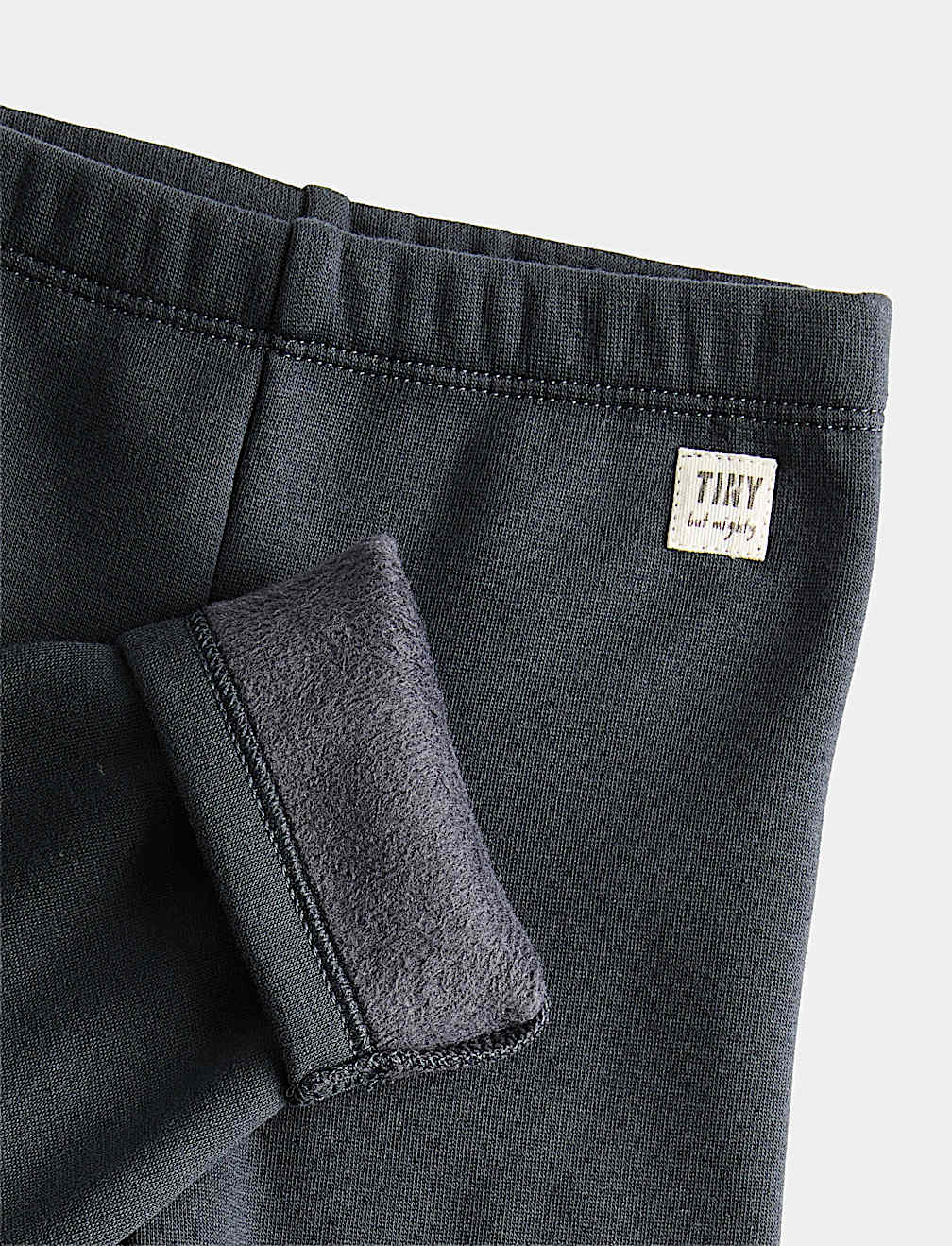 Cotton Blend Fleece Lined Leggings (0-3 Yrs)