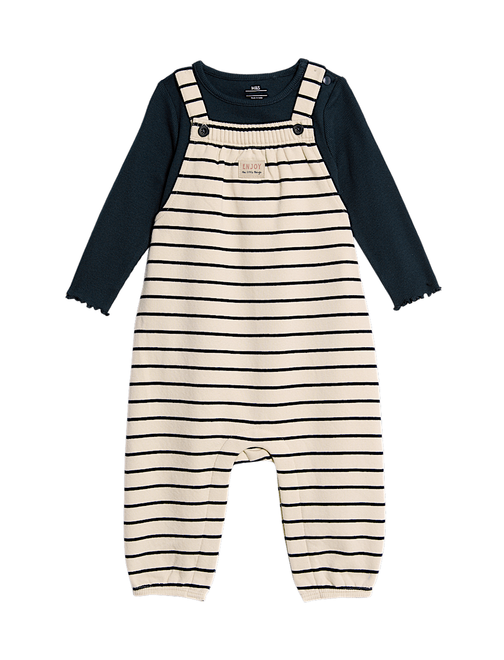 2pc Cotton Rich Top & Bottom Outfit (0-3 Yrs)