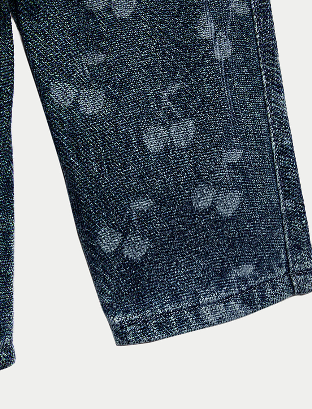 Cotton Rich Cherry Elasticated Waist Jeans (0-6 Yrs)