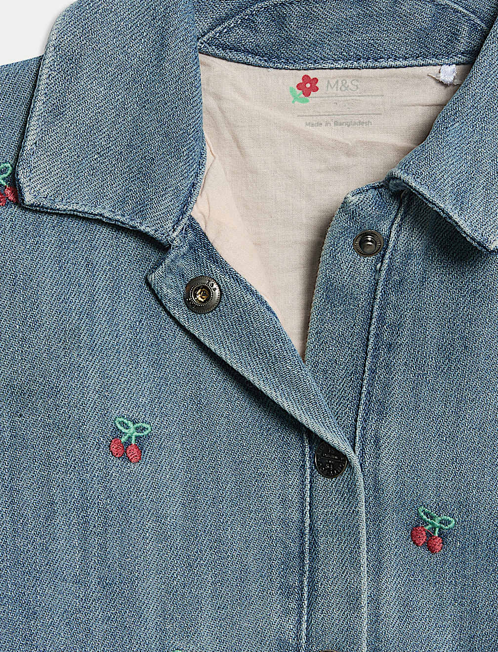 2pc Denim Embroidered Jacket & Jeans Outfit (0-6 Yrs)