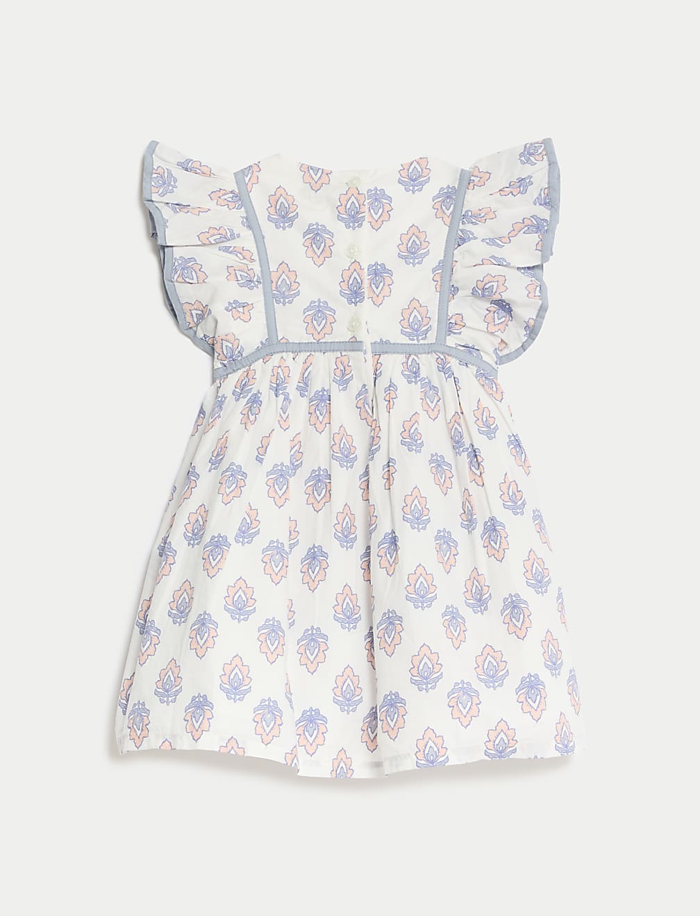 Pure Cotton Printed Dress (0-3 Yrs)