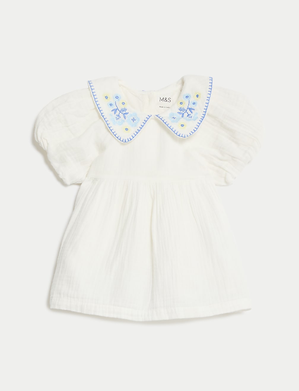2pc Pure Cotton Embroidered Outfit (0-3 Yrs)