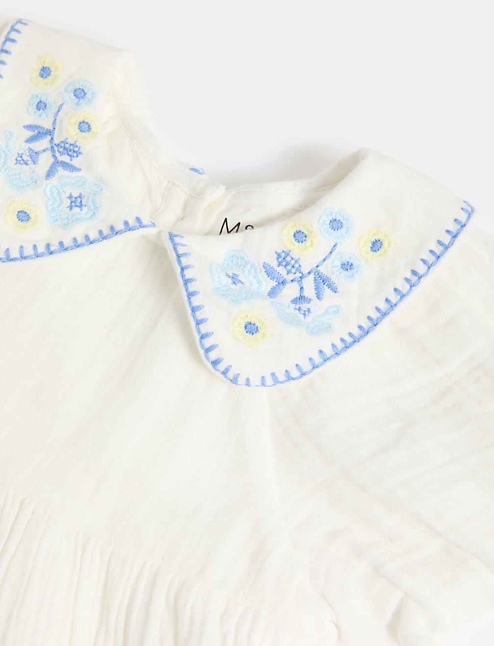 2pc Pure Cotton Embroidered Outfit (0-3 Yrs)