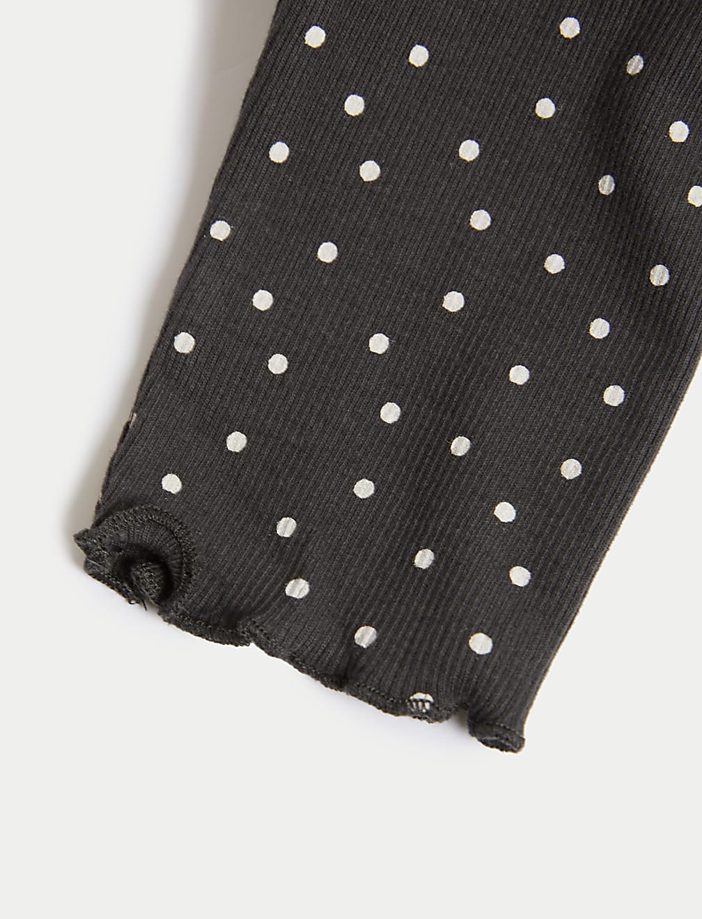2pk Cotton Rich Spot Leggings (0-36 Mths)