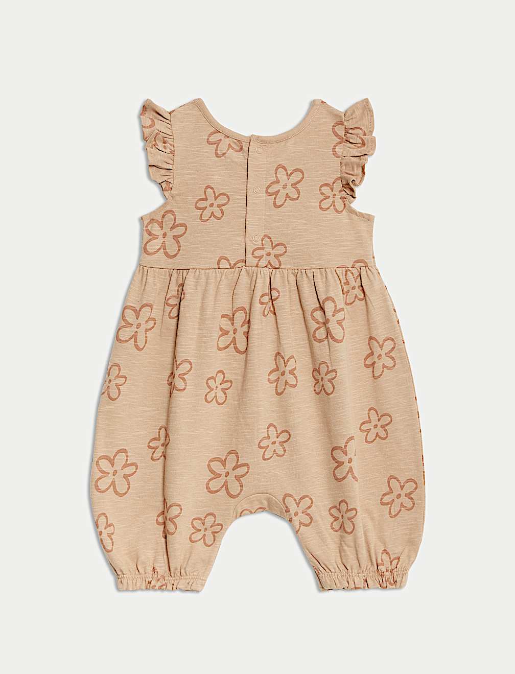 Pure Cotton Floral Romper (0-3 Yrs)
