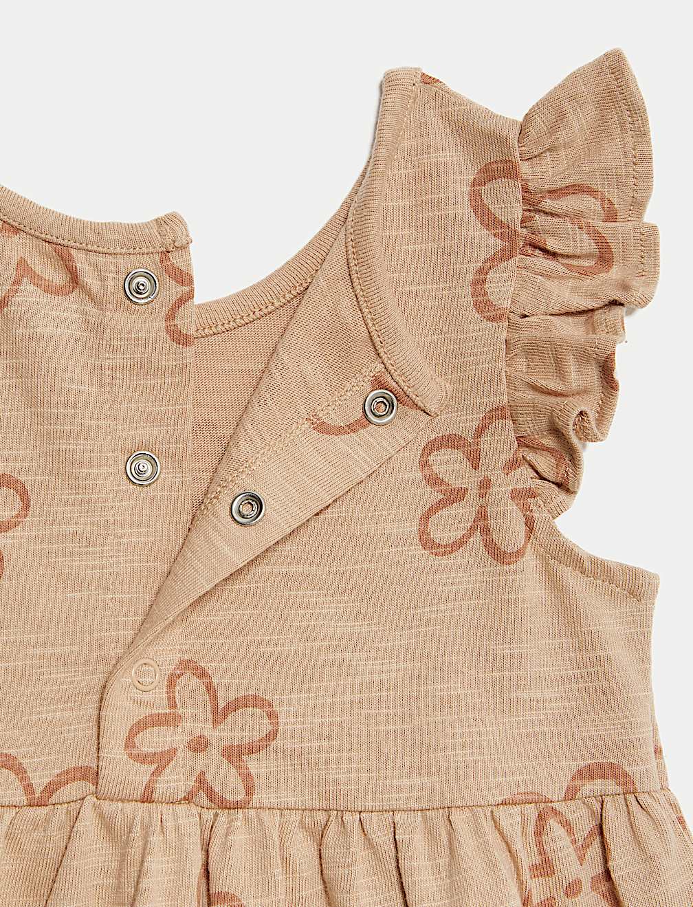 Pure Cotton Floral Romper (0-3 Yrs)