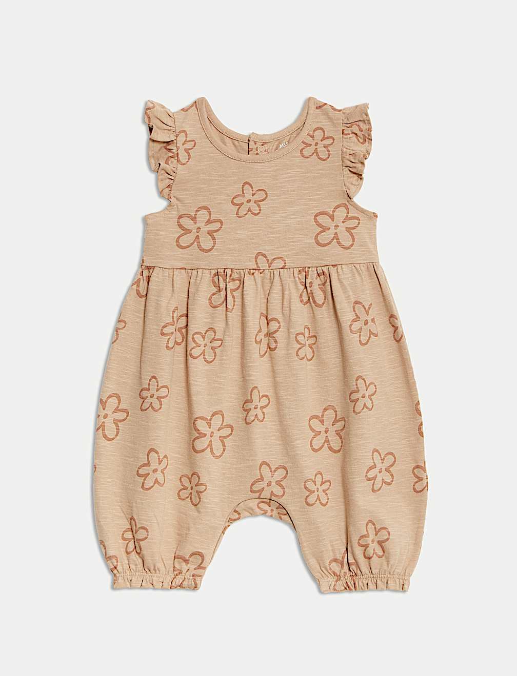 Pure Cotton Floral Romper (0-3 Yrs)