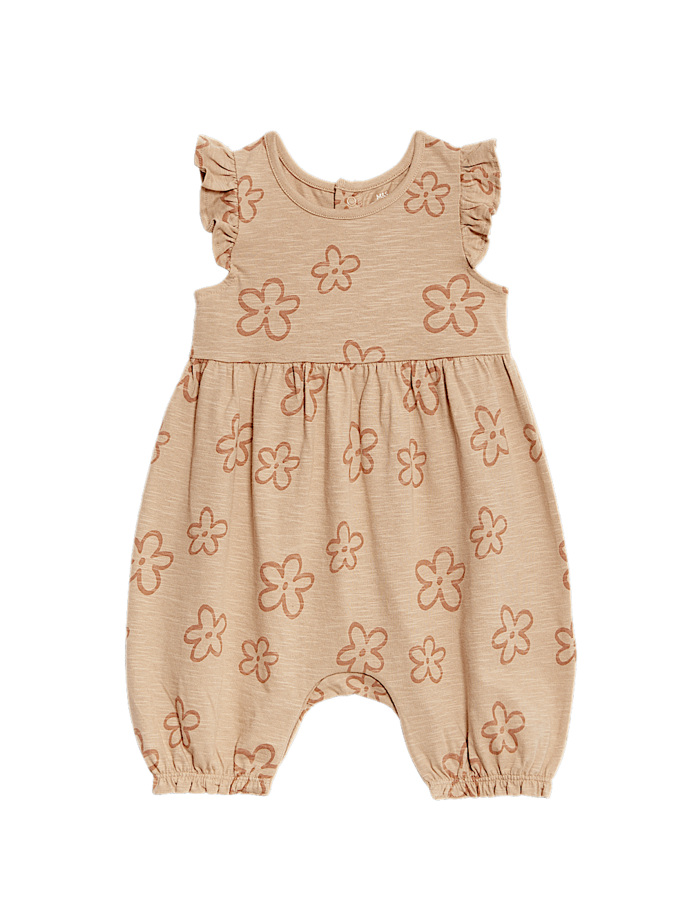 Pure Cotton Floral Romper (0-3 Yrs)