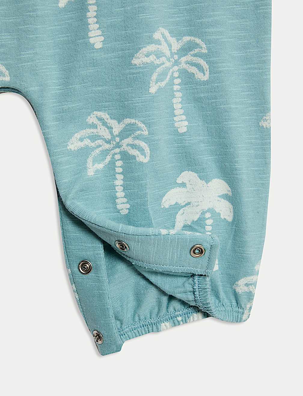 Pure Cotton Palm Romper (0-3 Yrs)