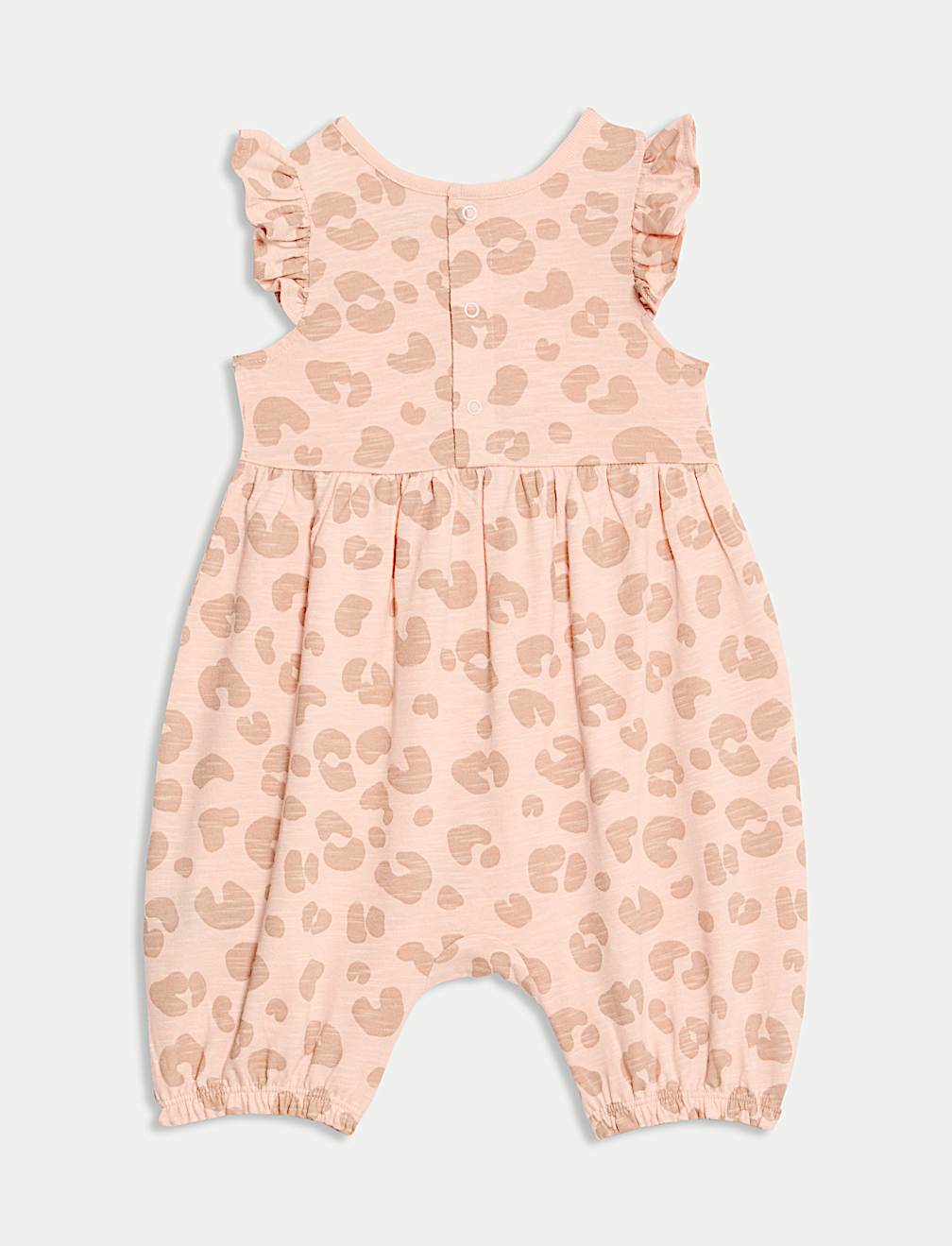 Pure Cotton Jersey Animal Print Romper (0 Mths - 3 Yrs)