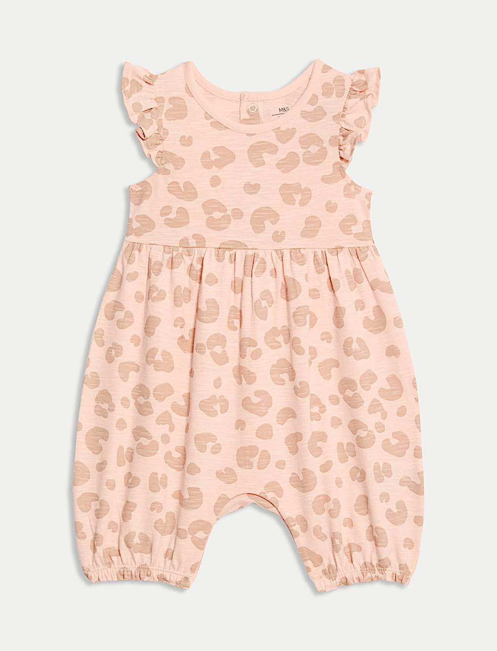 Pure Cotton Jersey Animal Print Romper (0 Mths - 3 Yrs)