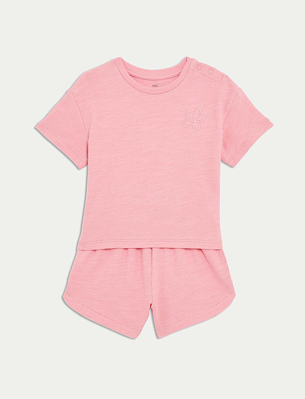 2pc Pure Cotton T-Shirt & Shorts Outfit (0-3 Yrs)