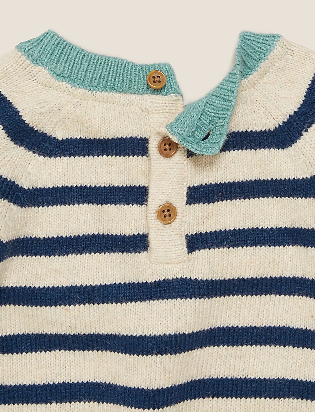 2pc Cotton Stripe Knitted Dress (0-3 Yrs)