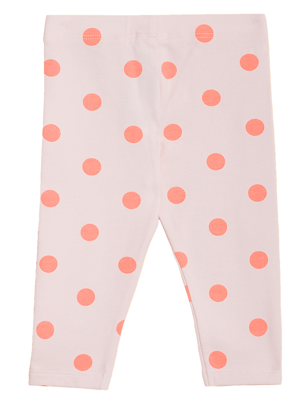 Cotton Rich Polka Dot Leggings