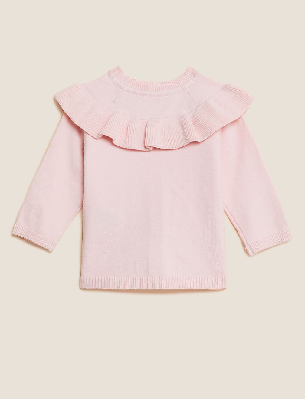 Frill Collar Cardigan (0-3 Yrs)