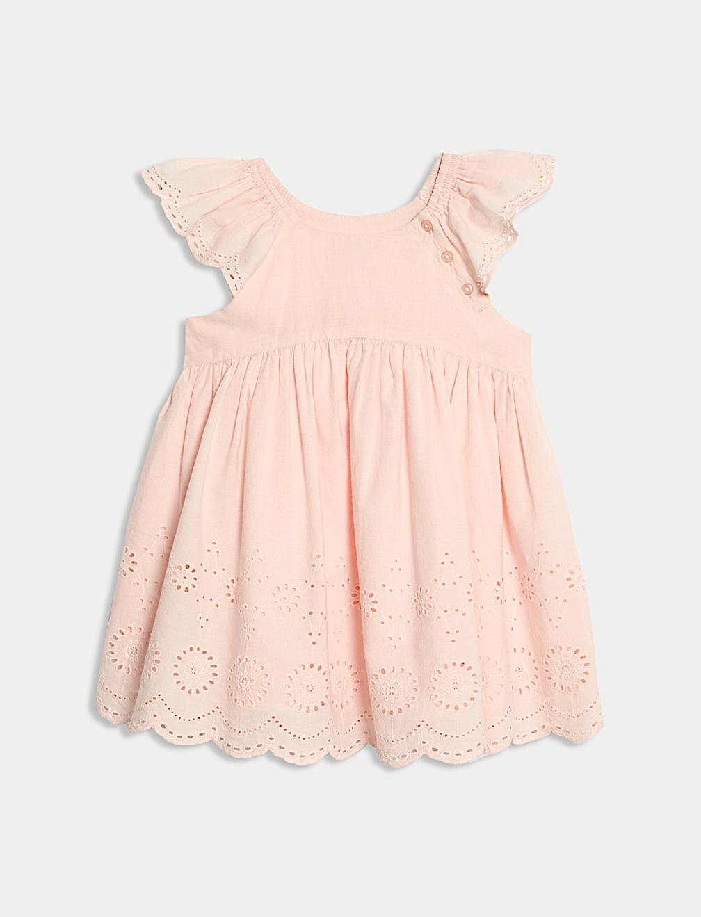 Cotton Broderie Dress and Knickers