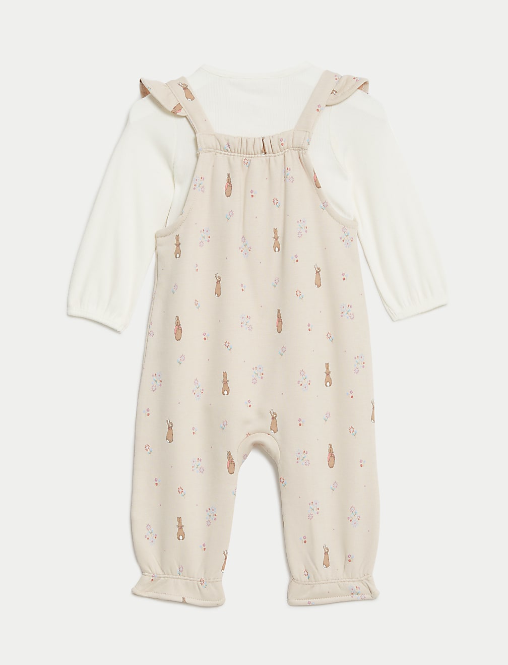 Cotton Rich Peter Rabbit™ Dungaree Outfit (0-3 Yrs)