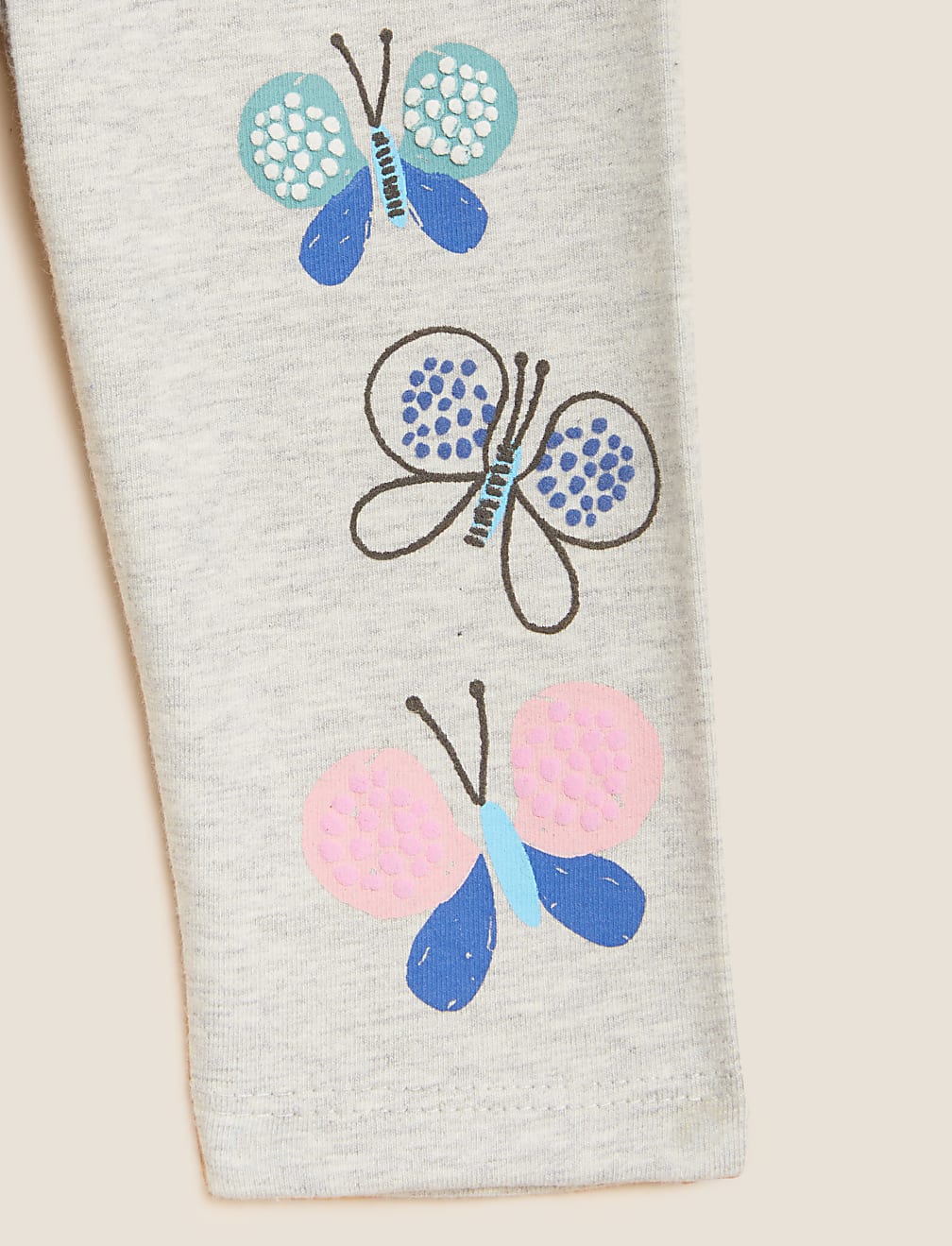 Cotton Rich Butterfly Stack Leggings