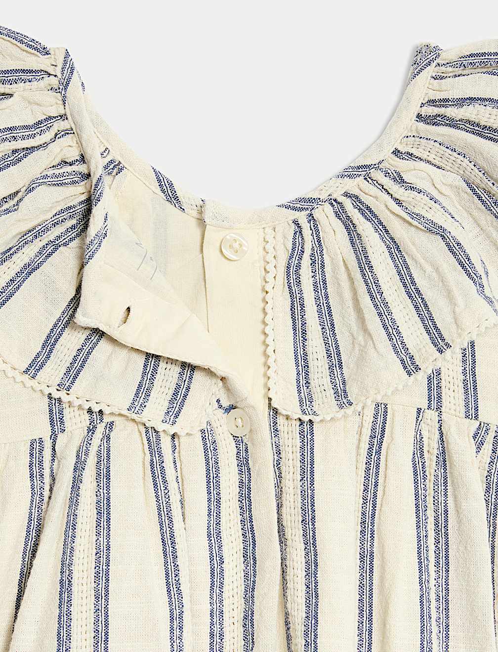 Pure Cotton Striped Dress (0-3 Yrs)