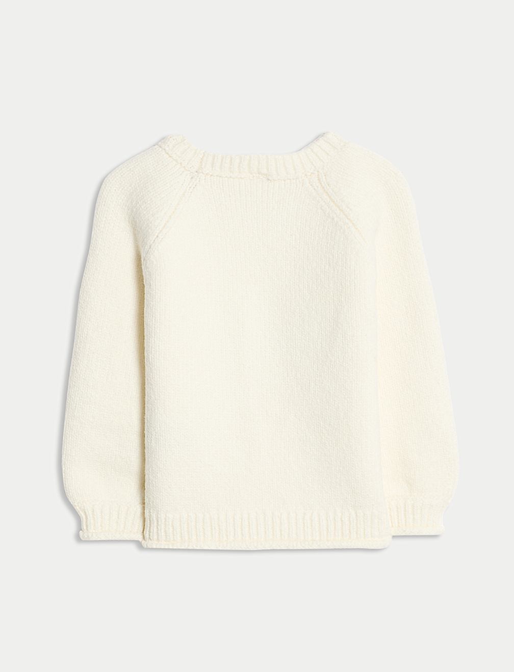 Cotton Rich Flower Embroidered Jumper (0 Mths-6 Yrs)