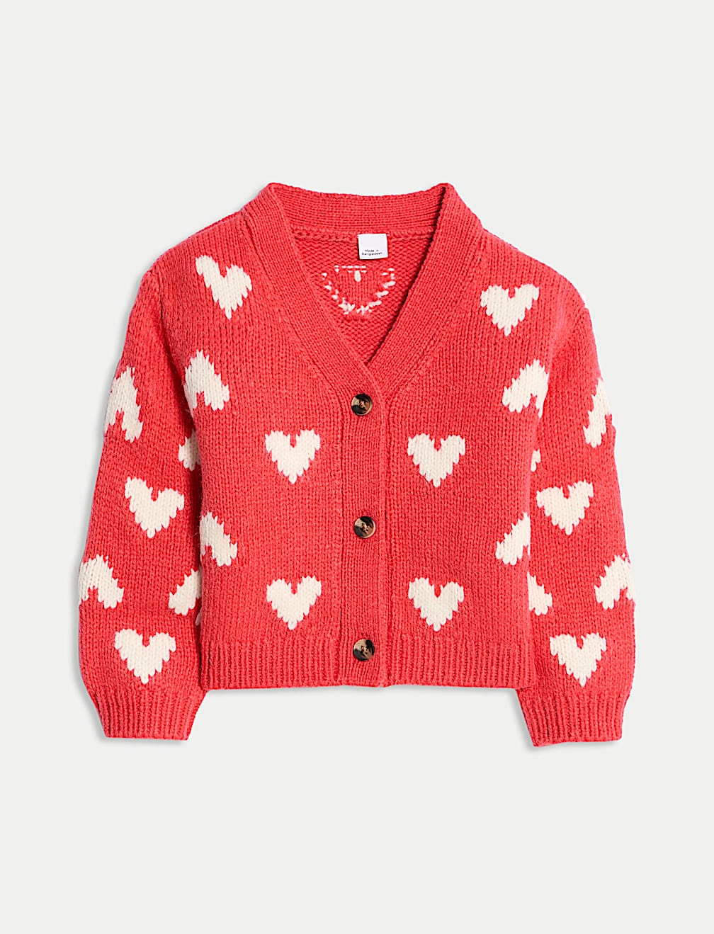 Heart Print Cardigan (0 Mths - 6 Yrs)