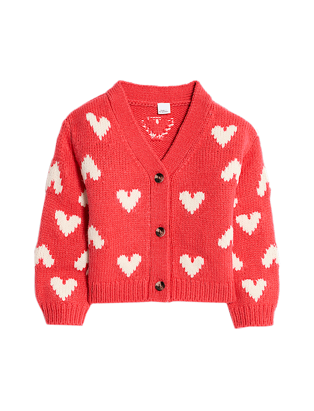 Heart Print Cardigan (0 Mths - 6 Yrs)
