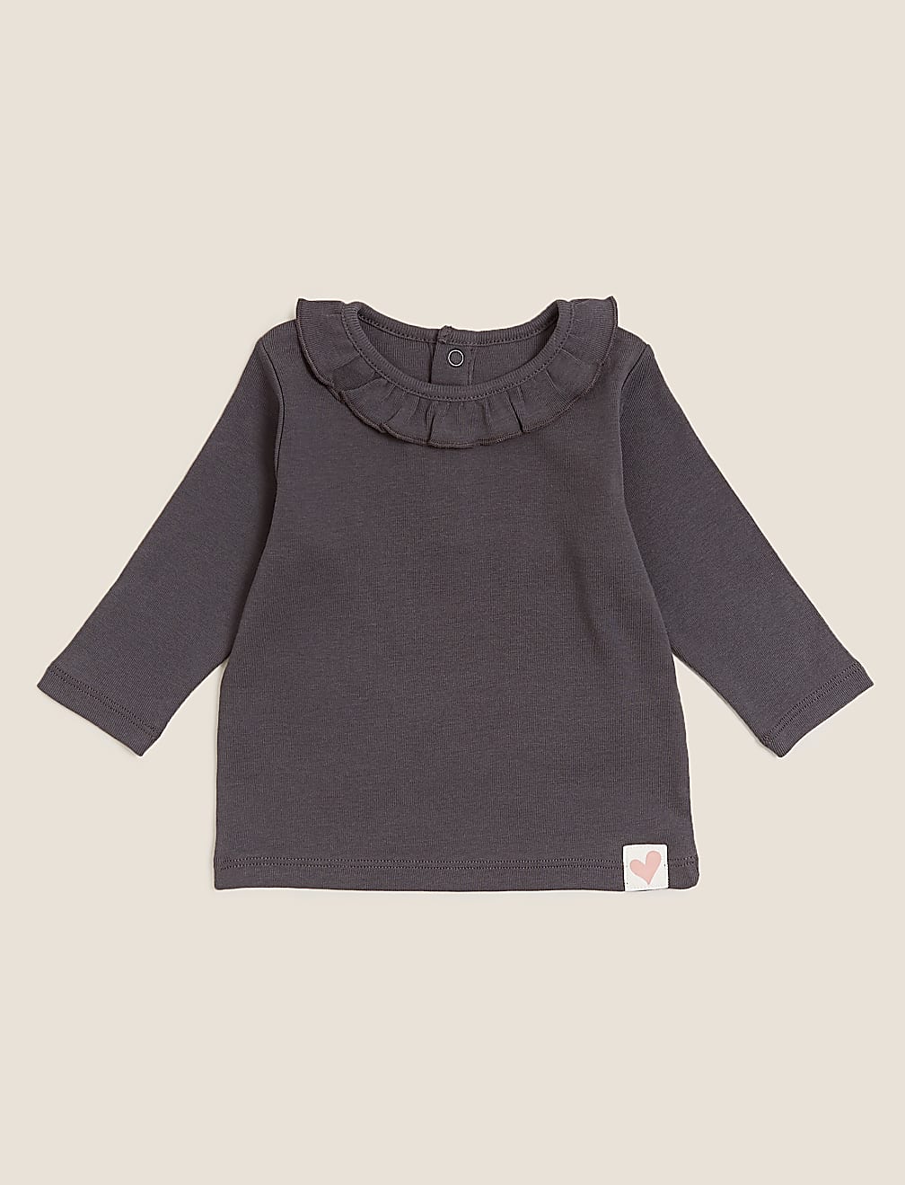 3pk Pure Cotton Patterned Tops (0-3 Yrs)