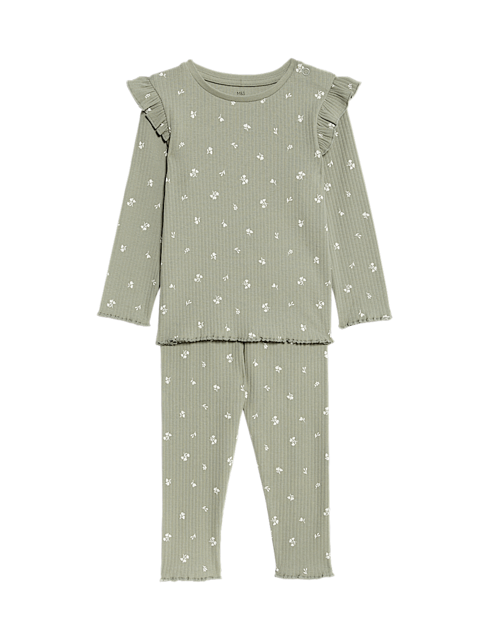 2pc Cotton Rich Ditsy Top & Bottom Outfit (0-6 Yrs)