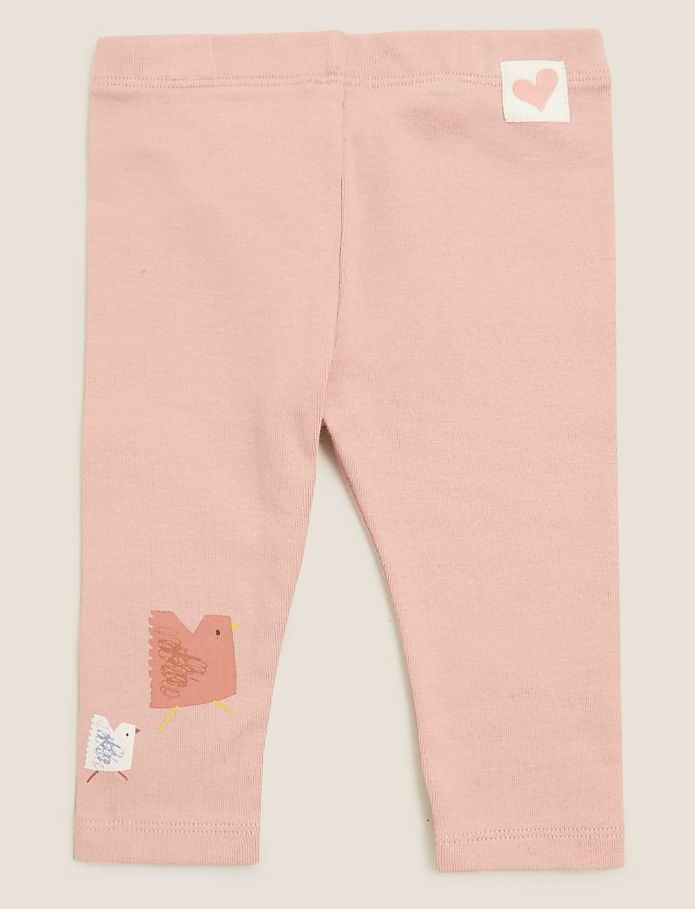3pk Pure Cotton Leggings (0-3 Yrs)