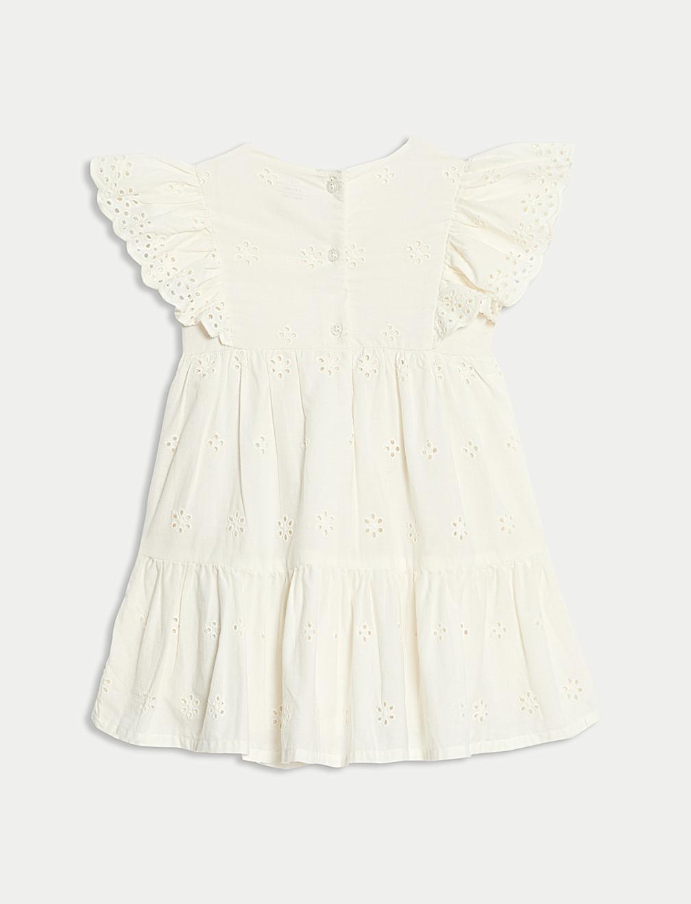 Cotton Embroidered Dress