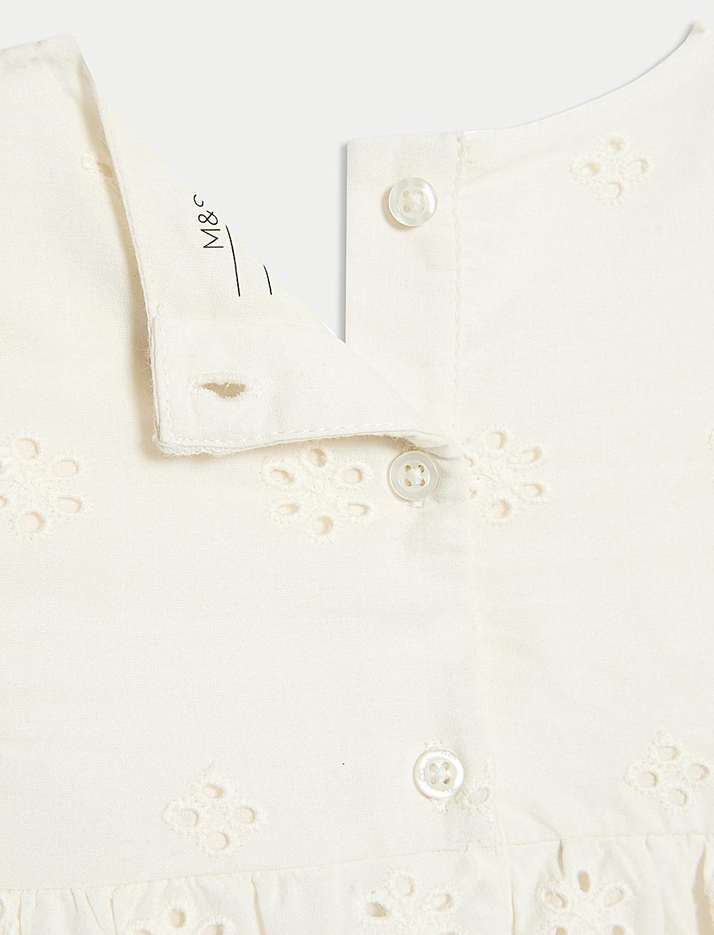 Cotton Embroidered Dress