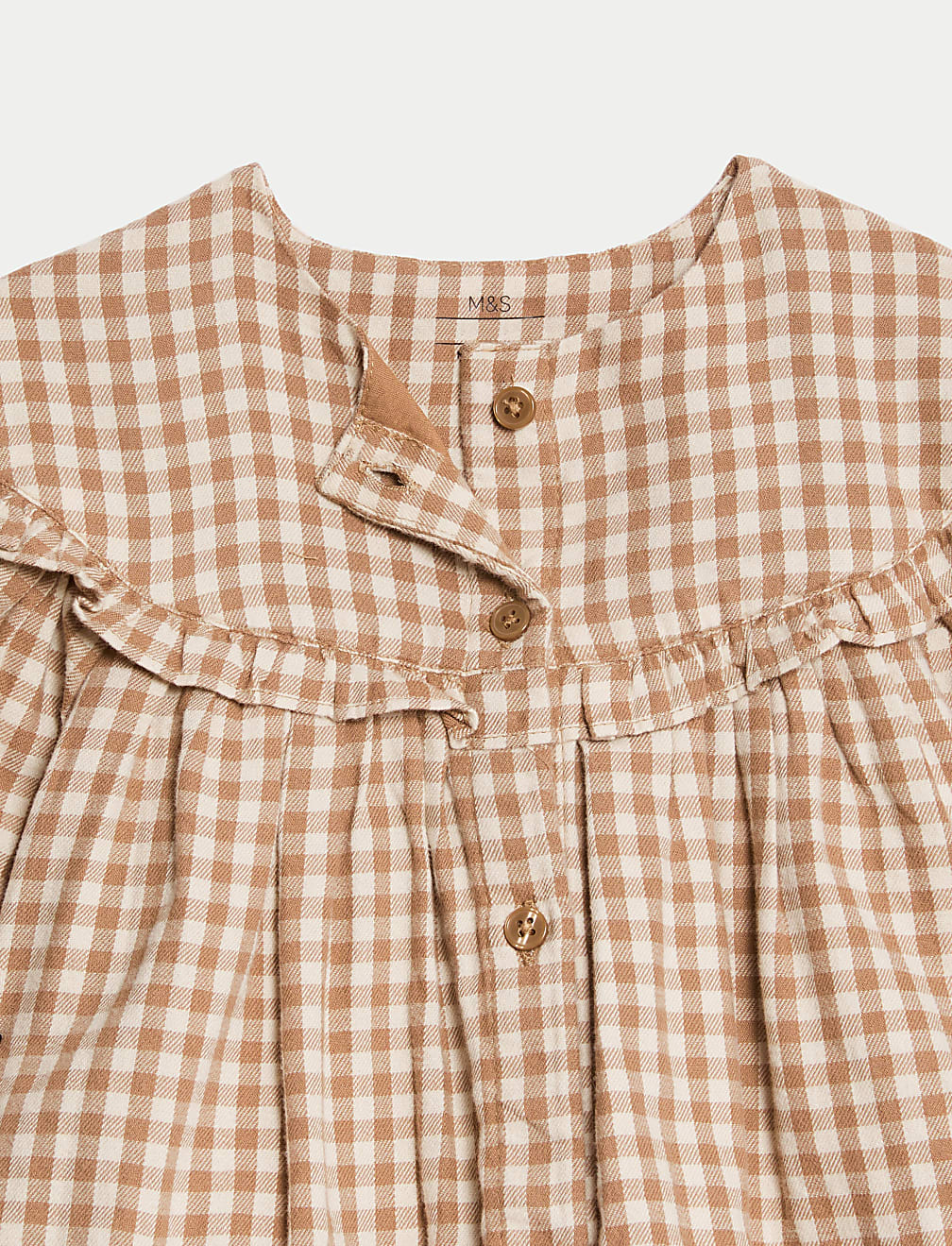 Pure Cotton Gingham Dress (0-8 Yrs)