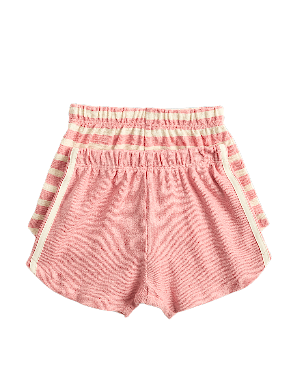 2 Pack Pure Cotton Side Stripe Shorts (0-5 Yrs)