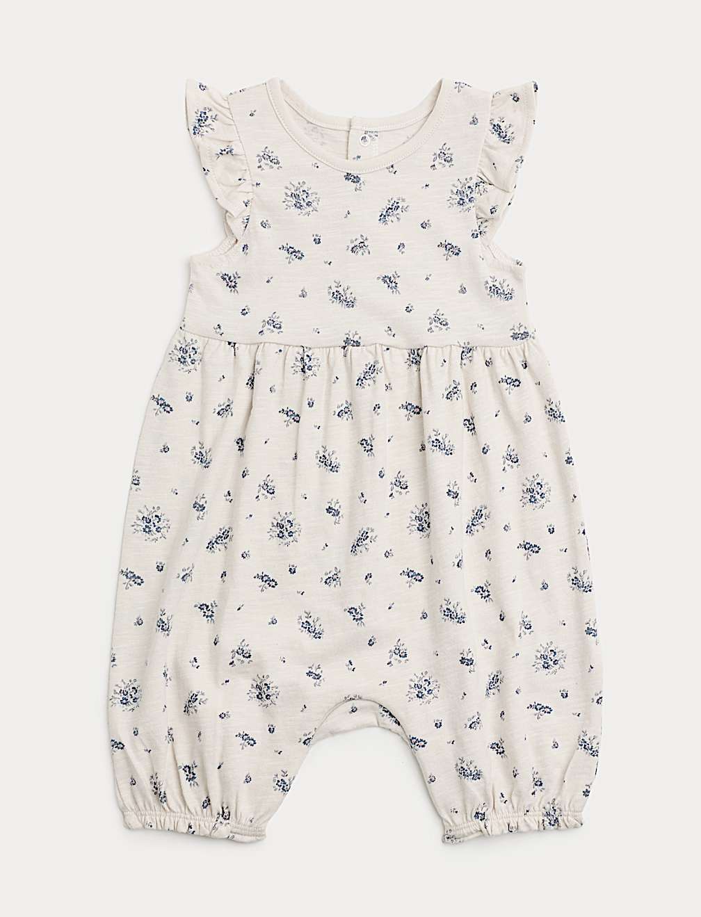 Pure Cotton Floral Romper (0-3 Yrs)
